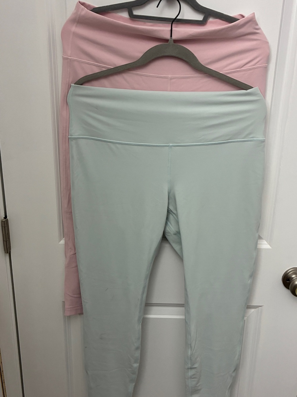 Lululemon Align Crop Leggings Bundle Size 14 Pink & Light Blue